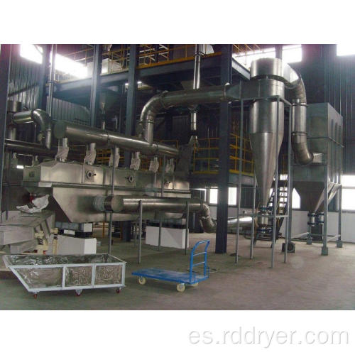 Máquina secadora de lecho fluido para granos fabricada por Professional Manufac